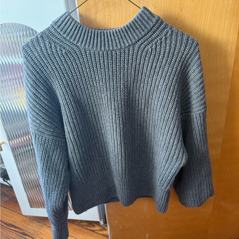 Everlane Texture Cotton Crew Sweater - Picture 3 of 5